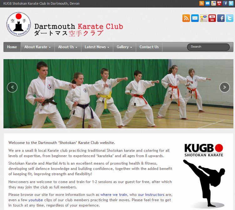 New Website for : Dartmouth Karate Club
