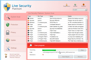 Removal of Live Security Platinum