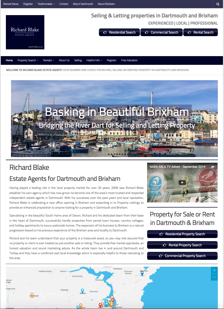 Richard Blake Estate Agents. Estate Agents Brixham, Kingswear & Dartmouth